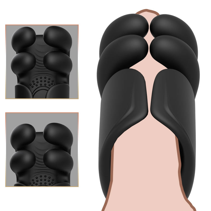 Automatic Finger Pinchin & Beat for Massage Therapy Penis Vibrator