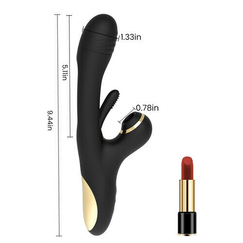Naraku 3 IN 1 Suction Flapping Vibrator G Dot