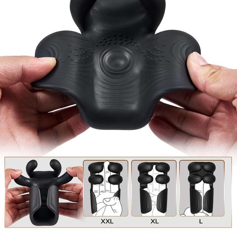 Automatic Finger Pinchin & Beat for Massage Therapy Penis Vibrator