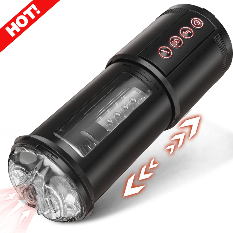 Masturbator Man 5 Push 10 Vibrate 5 Suction Seekheart-EU Masturbator Man 5 Push 10 Vibrate 5 Suction Seekheart-EU