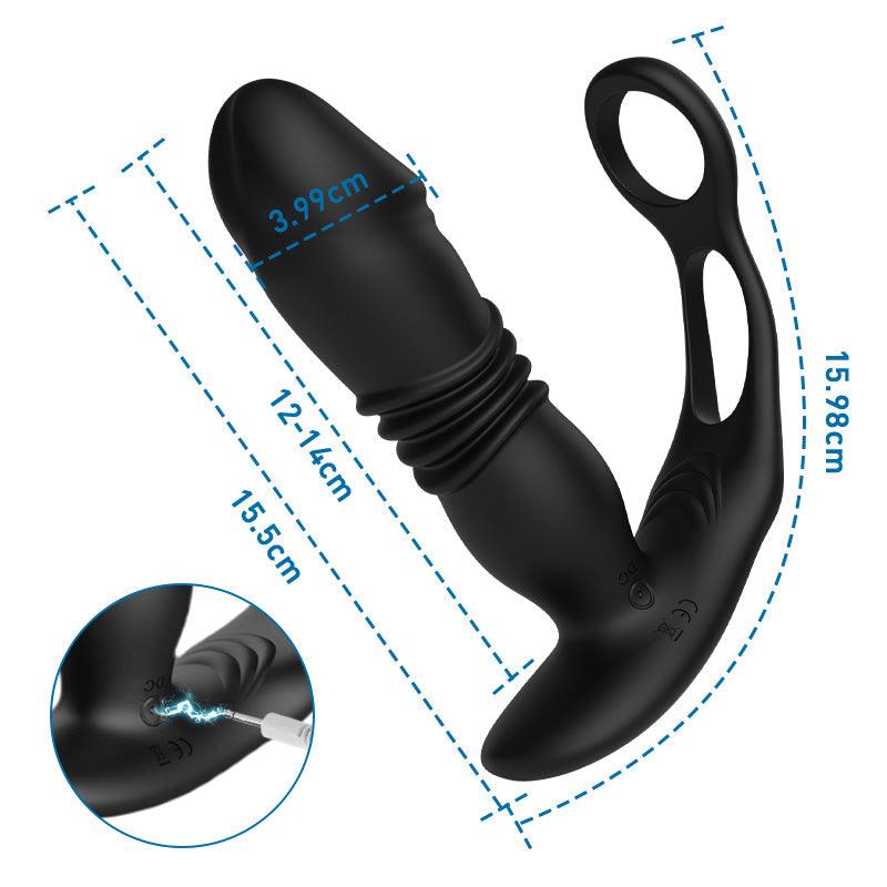 Prostata Vibrator 3 Stoßen 12 Vibration - Seekheart