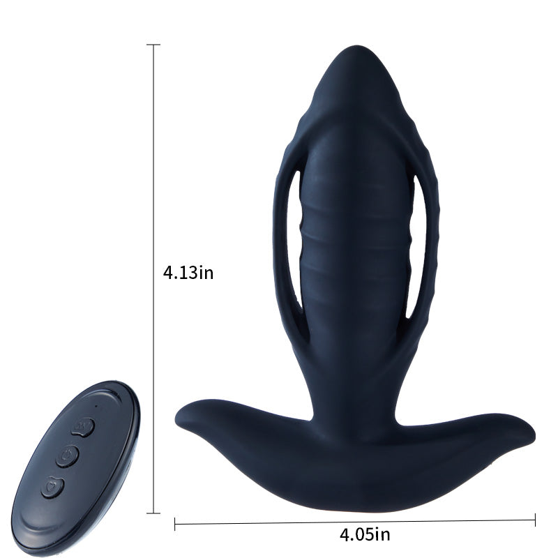 Prostate Stimulation Anal Plug 8 Push 12 Vibration