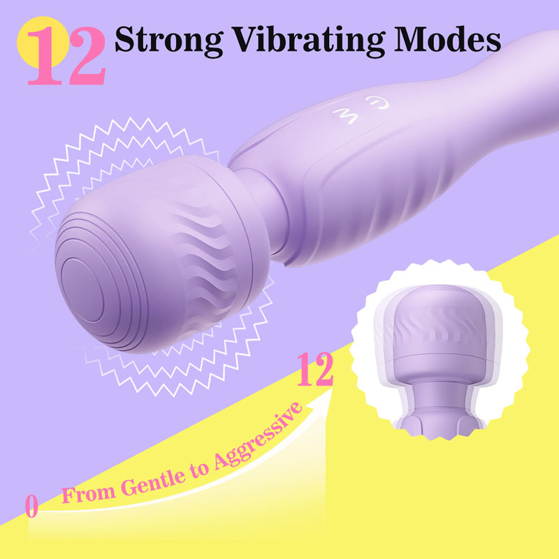 Magic Wand pour Clitoris et Vagin Vibration & Rotation 