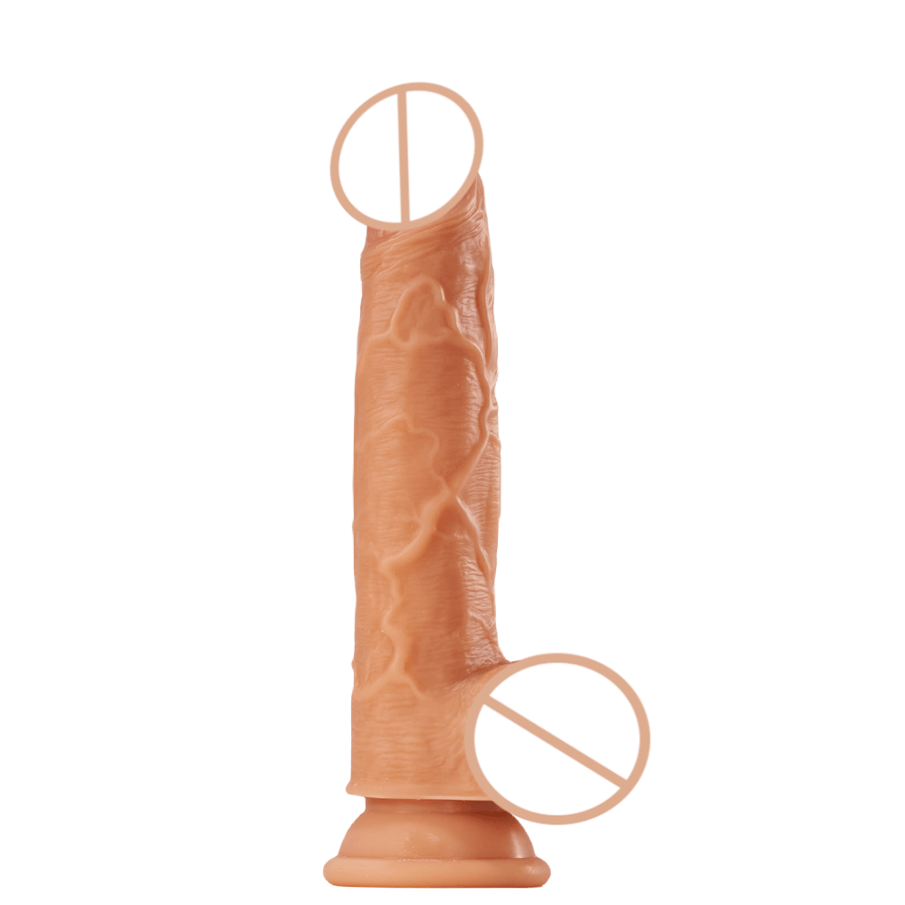 Dildo 4 IN 1 8 Stoßen Rotieren Vibrieren mit Saugnäpfen - Seekheart