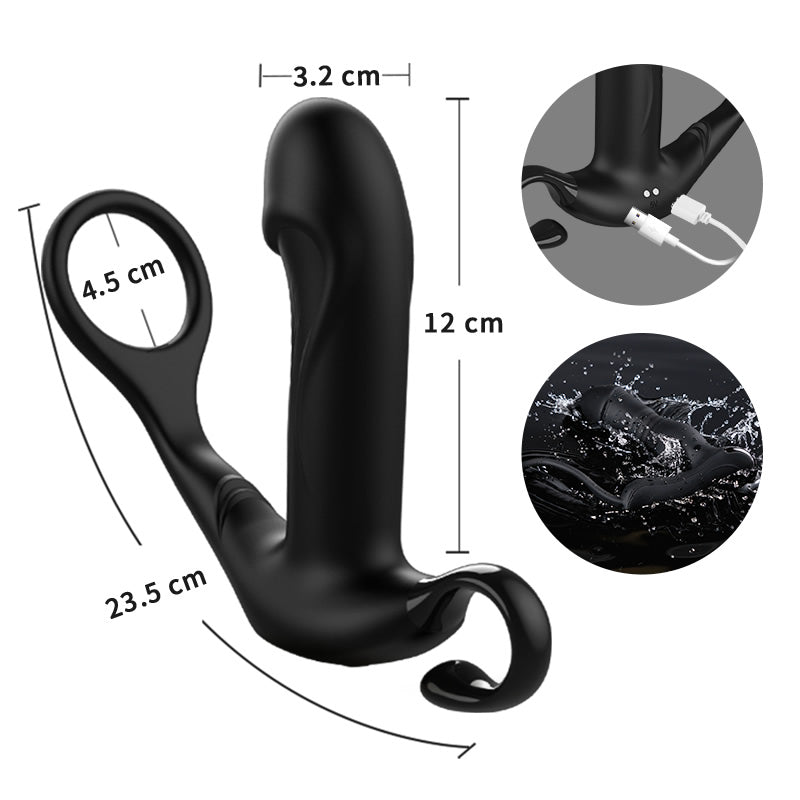 Fingerschlaufe 10 Vibrationen Stoßen Anal toy