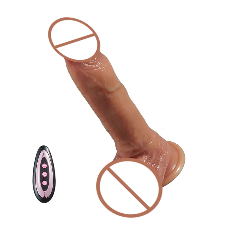 Portable dildo vibration modes heated strap-on